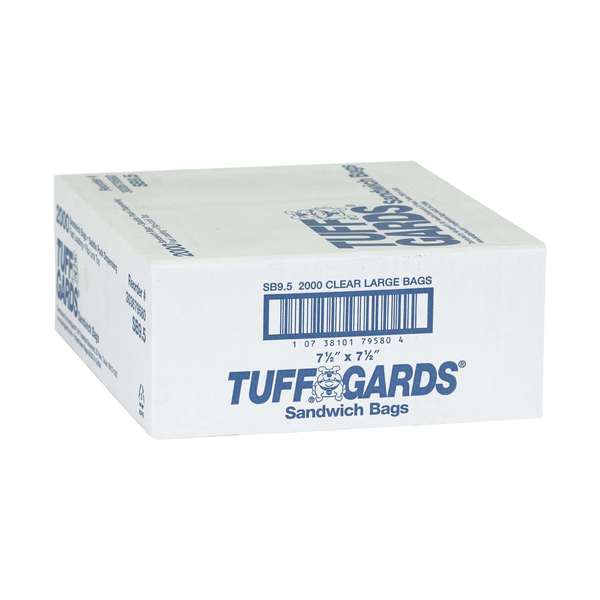 Tuffgards Handgards Tuffgards High Density Saddle Sandwich Bag, PK2000 303679580